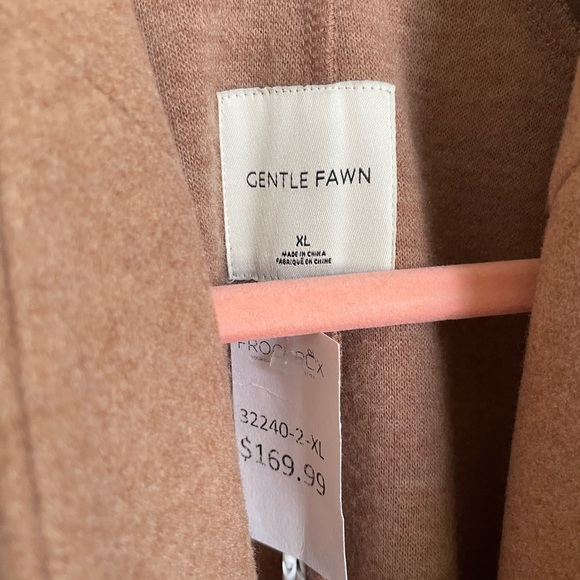 NWT Gentle Fawn Brand jacket with one button closure with wrap tie belt - Picture 3 of 5